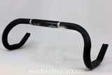 NOS Cinelli Contact Road Drop Handlebar: Black, 40cm (c-c), 26.4mm