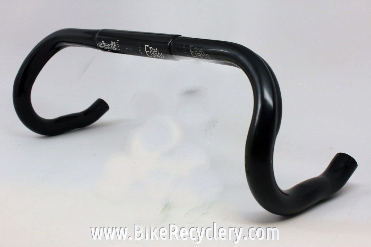 NOS Cinelli Diet Eubios Road Drop Handlebar: Black, 40cm (c-c), 26.4mm