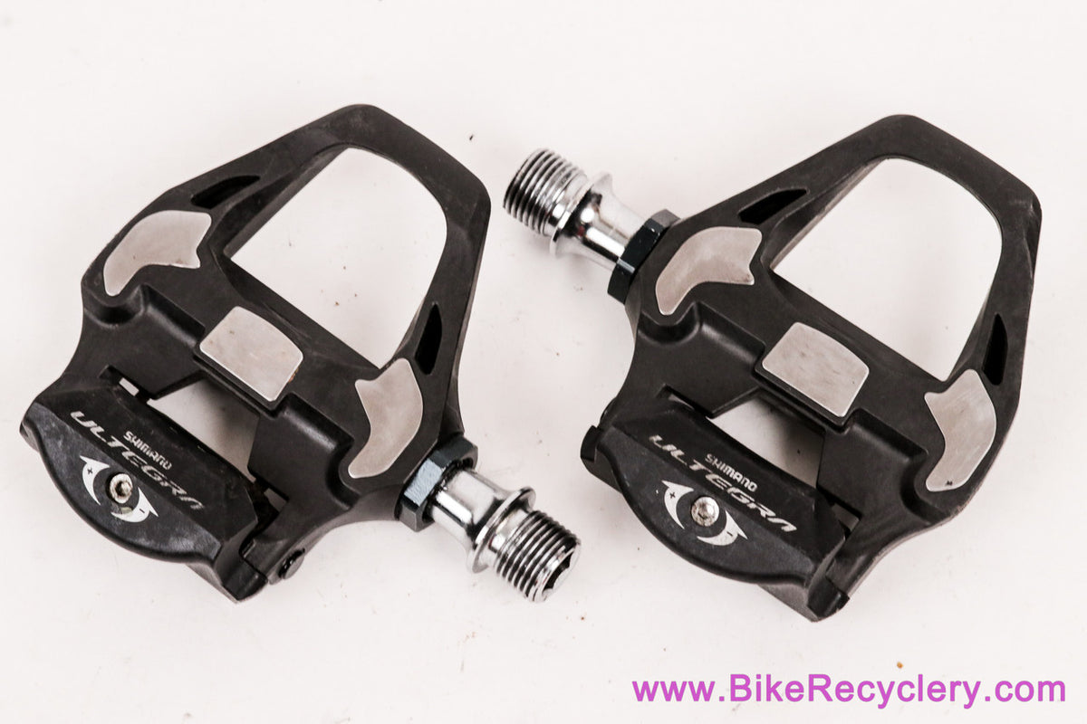 Shimano Ultegra PD-R8000 SPD-SL Pedals: Black (Low Miles Near MINT+)