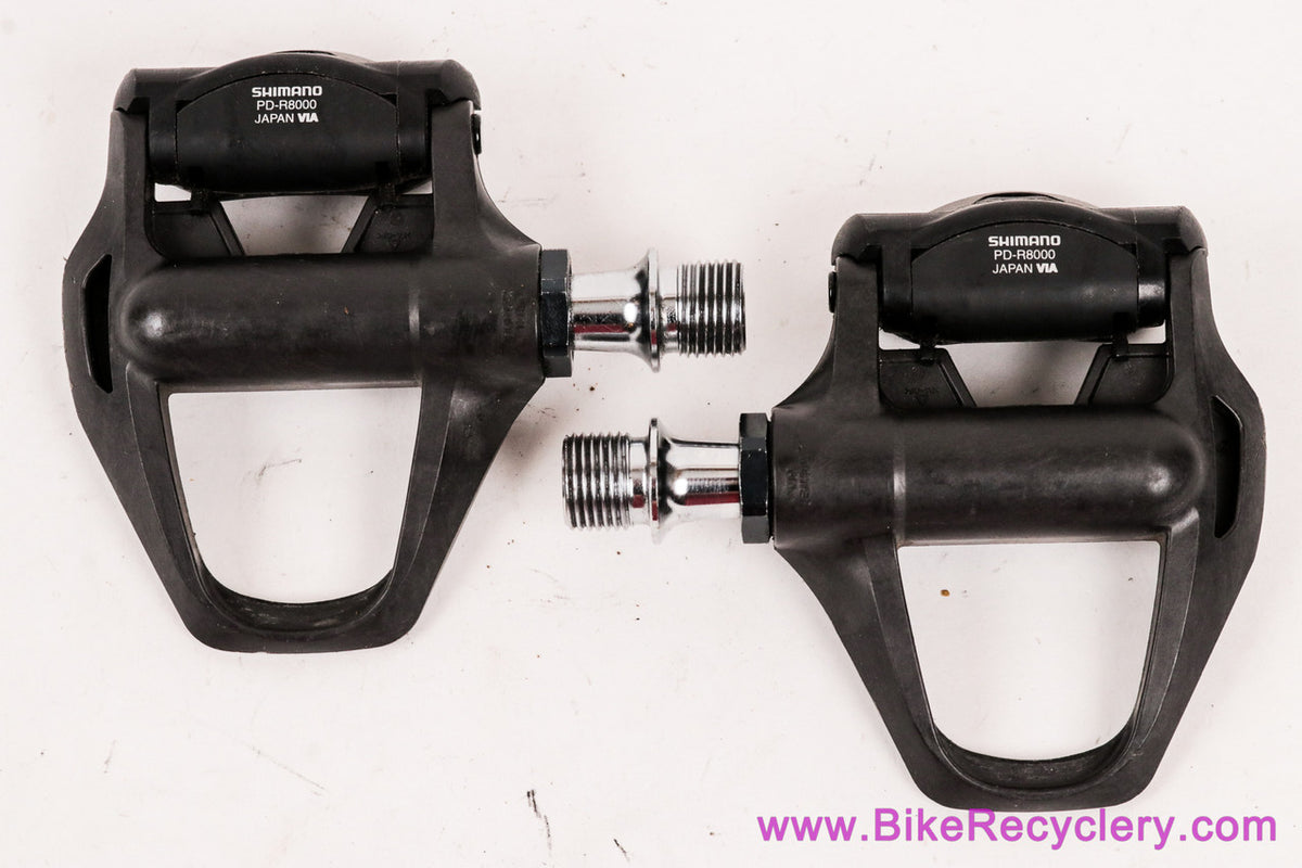 Shimano Ultegra PD-R8000 SPD-SL Pedals: Black (Low Miles Near MINT+)