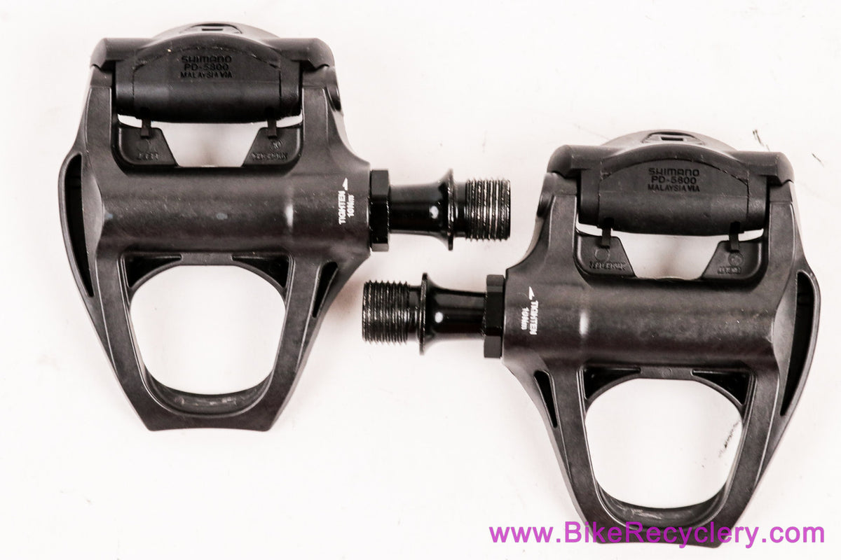 Shimano 105 PD-5800 SPD-SL Pedals: Black (Low Miles Near MINT+)