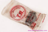 NIB/NOS T.A. Criterium REF #38 Cleats: Modele J. Anquetil - Nail On - Silver