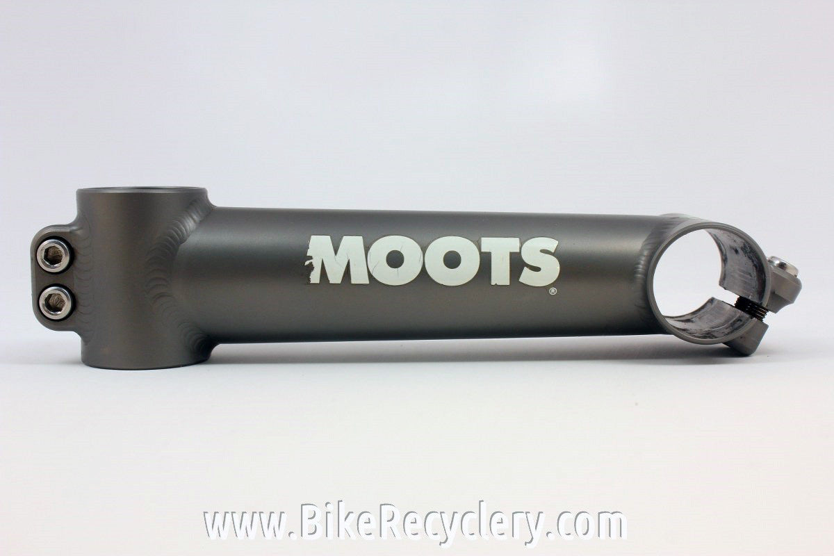Vintage 1990's MOOTS Titanium Threadless Stem: 135mm x 25.4mm, Zero Rise EXC