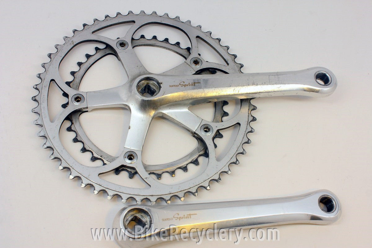 Vintage Suntour Sprint 9000 Groupset: Front/Rear Derailleurs, Indexed Shifters, Crank, Brakes/Levers