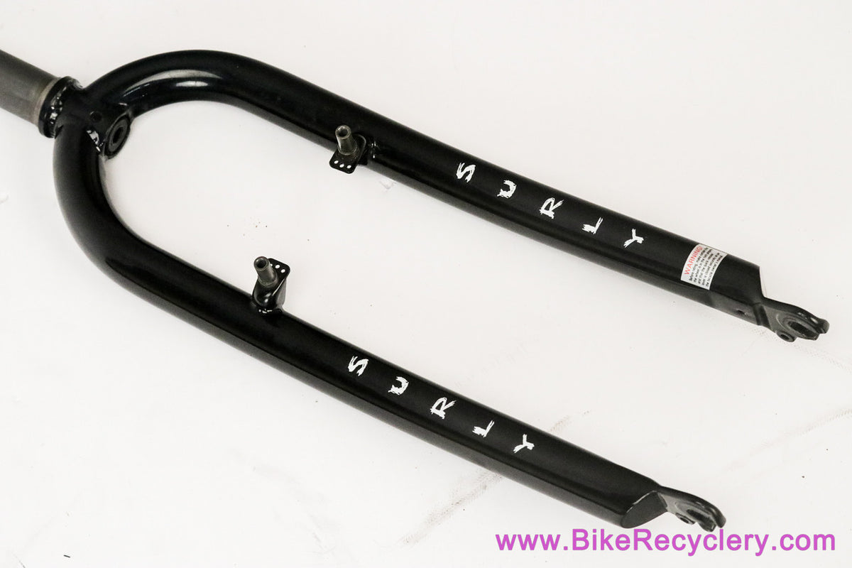Surly Rigid 26" Steel MTB Fork: Cantilever - 1 1/8" Threadless - Fender Eyelets (Near Mint+)