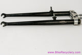 Tange Switchblade Prestige Rigid 26" MTB Fork: 1" Threaded - Vintage 1980's 1990's - Black Ano