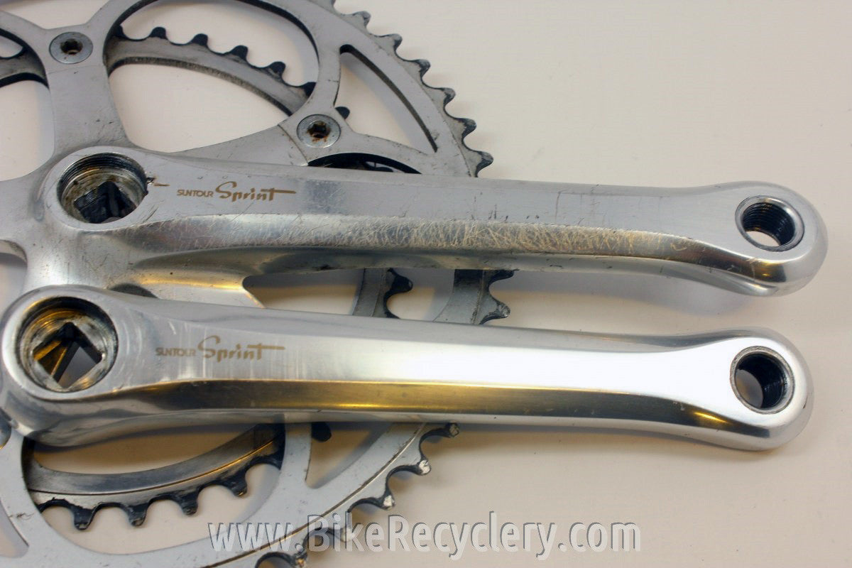 Vintage Suntour Sprint 9000 Groupset: Front/Rear Derailleurs, Indexed Shifters, Crank, Brakes/Levers