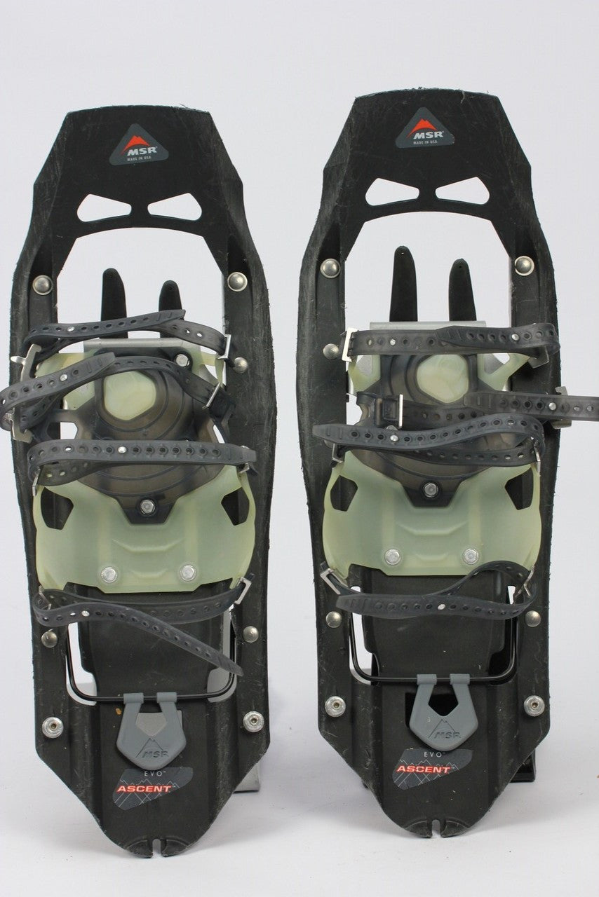 MSR Ascent Evo Snowshoes: Denali Grey - Climbing Bars - 22" (EXC+)