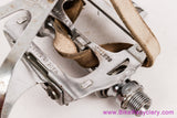 Lyotard Berthet MB-23 Pedals: 9/16" English - Med Clips Christophe D - Lapize Leather Straps