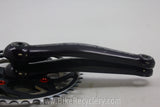 Cook Brothers Crankset: F-Series, Black w/ Red, 175mm 94/58mm 44/34/22t