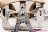 Lyotard Berthet MB-23 Pedals: 9/16" English - Med Clips Christophe D - Lapize Leather Straps