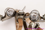 Lyotard Berthet MB-23 Pedals: 9/16" English - Med Clips Christophe D - Lapize Leather Straps