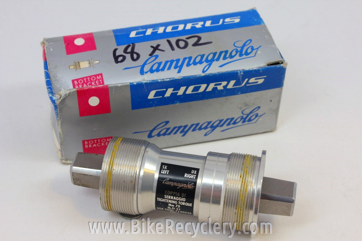NIB/NOS Campagnolo Chorus Square Taper Bottom Bracket: 102mm x 68mm English