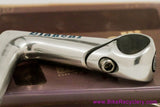 NIB/NOS Bianchi Pantograph Cinelli XA Quill Stem: 115mm x 26.4mm - Silver + Blue