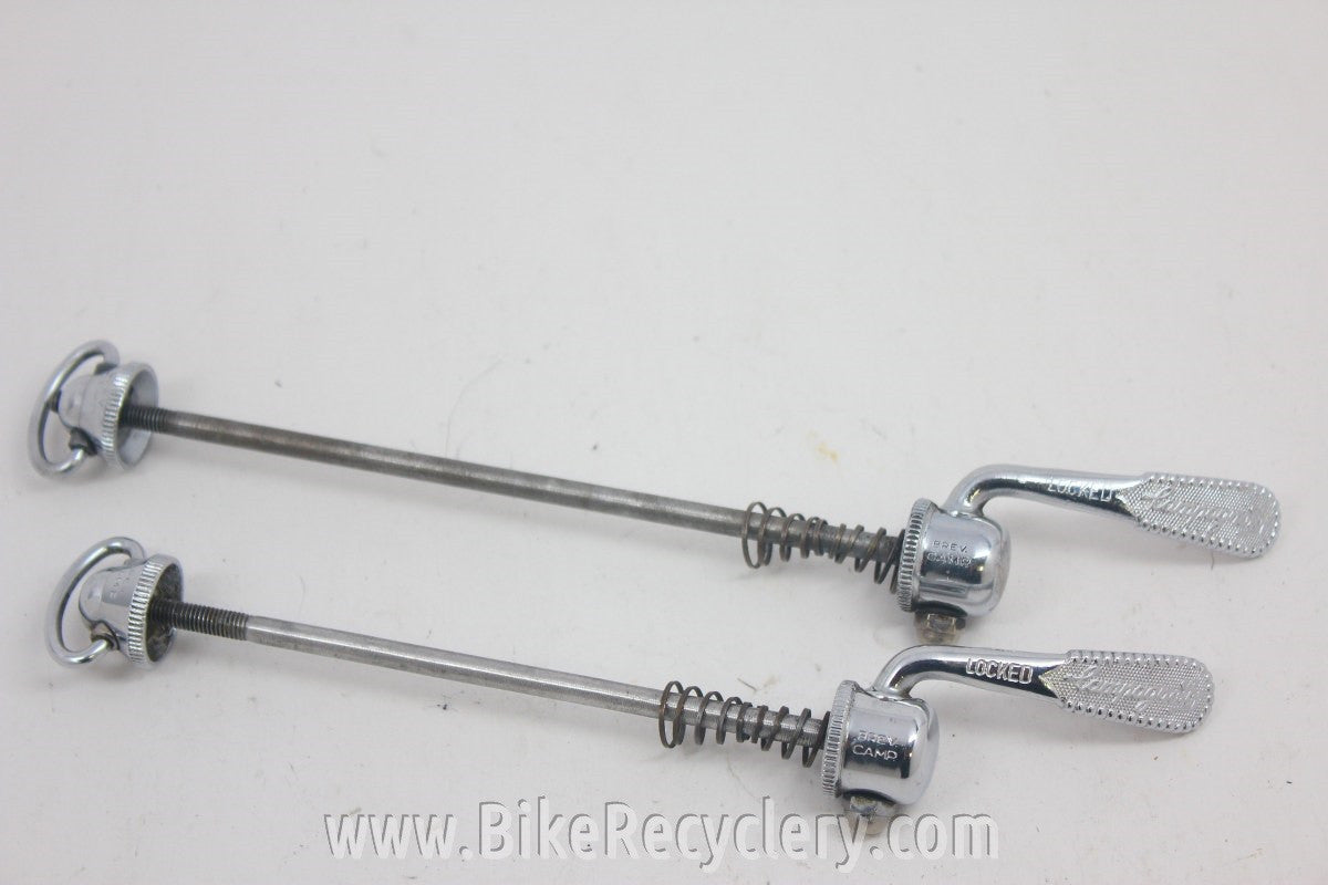 Campagnolo Nuovo / Super Record Quick Release Skewer Set Near MINT