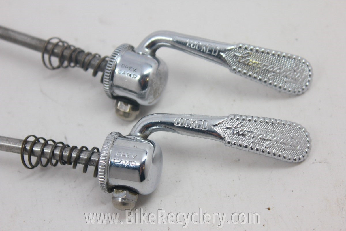 Campagnolo Nuovo / Super Record Quick Release Skewer Set Near MINT