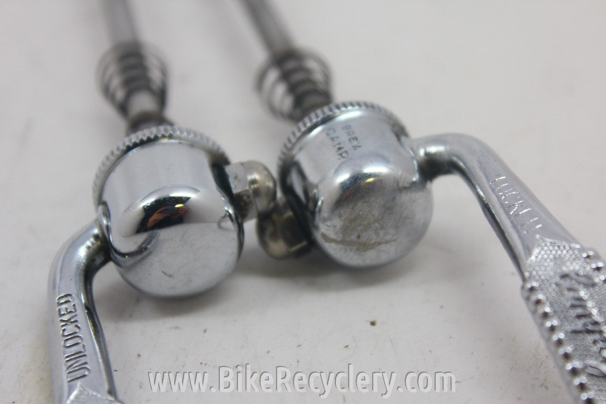 Campagnolo Nuovo / Super Record Quick Release Skewer Set Near MINT
