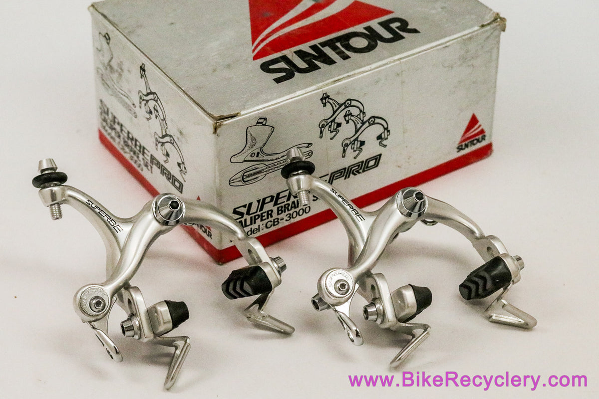 NIB/NOS Suntour Superbe Pro Brakeset: CB-3600 - Short Reach - Nutted (Front & Rear)