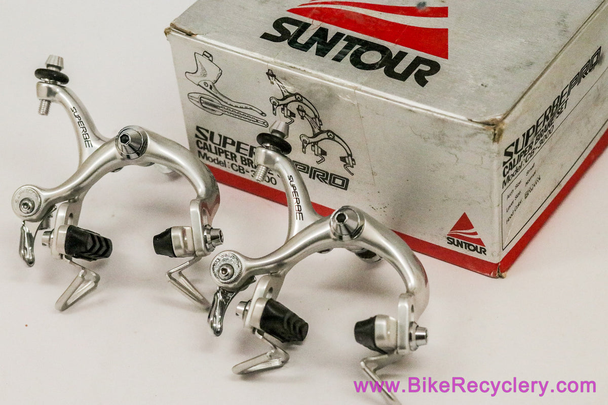 NIB/NOS Suntour Superbe Pro Brakeset: CB-3600 - Short Reach - Nutted (Front & Rear)