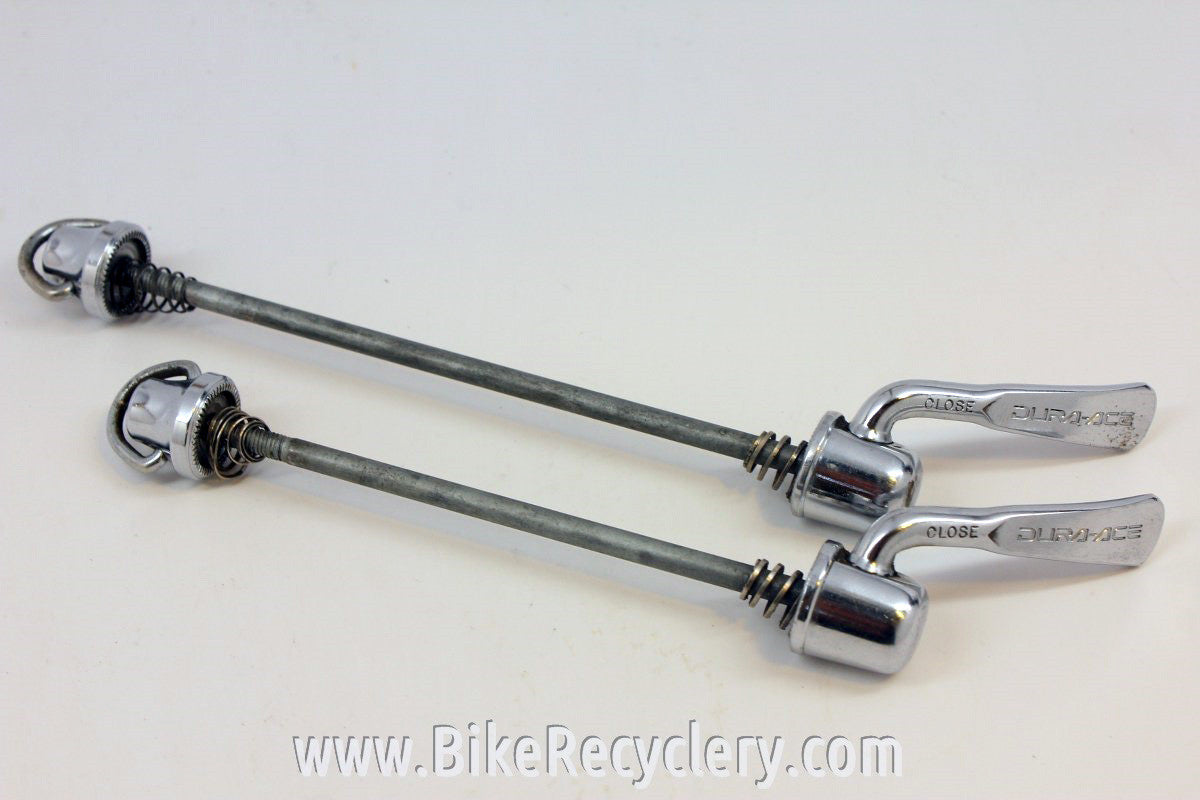Shimano Dura Ace 7400 Quick Release Skewers: Chrome