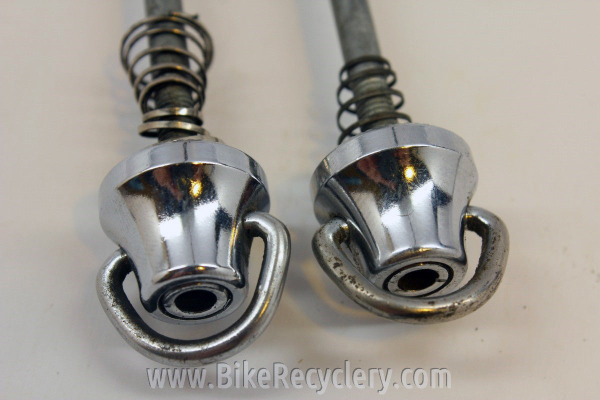 Shimano Dura Ace 7400 Quick Release Skewers: Chrome