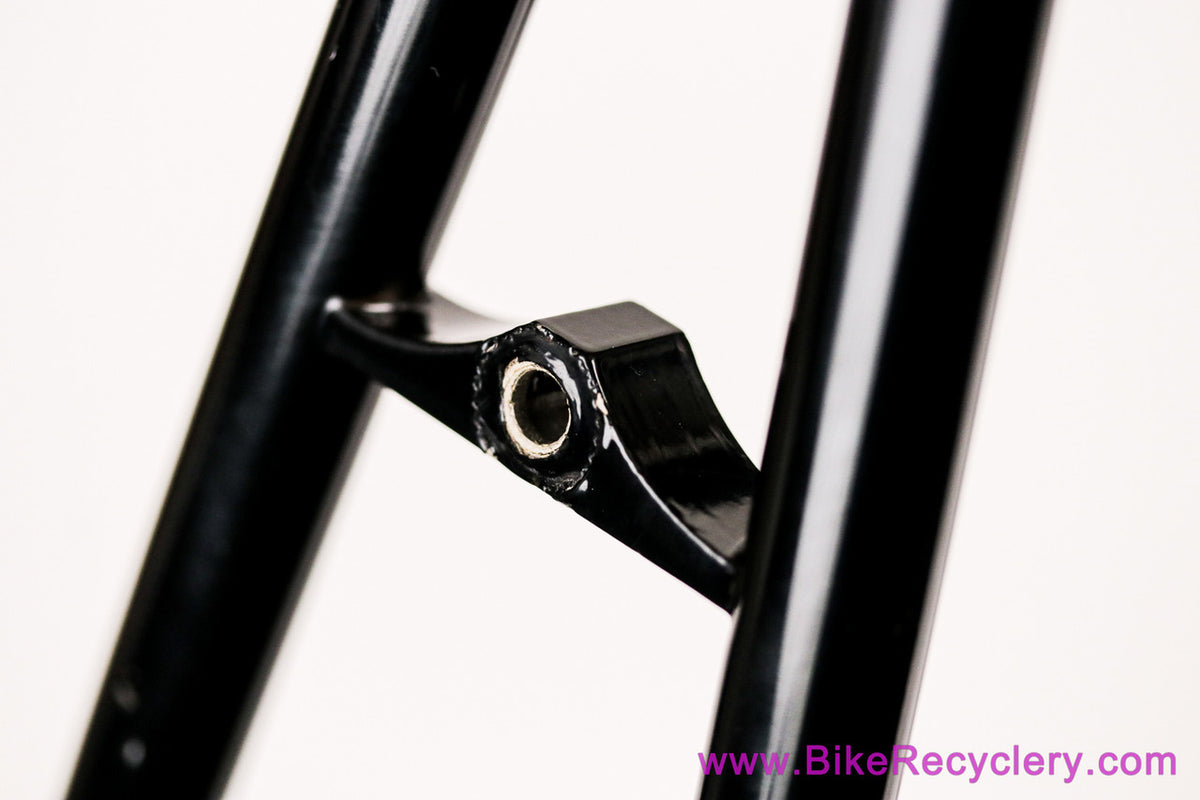 1990's Battaglin SL Steel Frameset: 58cm  - 130mm - Black - Chrome Fork/Stay