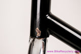 1990's Battaglin SL Steel Frameset: 58cm  - 130mm - Black - Chrome Fork/Stay