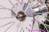 Phil Wood Classic Cassette Hub / H+Son Archetype Wheelset: Campy 9/10/11/12s - 28/32H - Polished (LOW MILES Near Mint++)