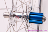 Phil Wood Classic Cassette Hub / H+Son Archetype Wheelset: Campy 9/10/11/12s - 28/32H - Polished (LOW MILES Near Mint++)