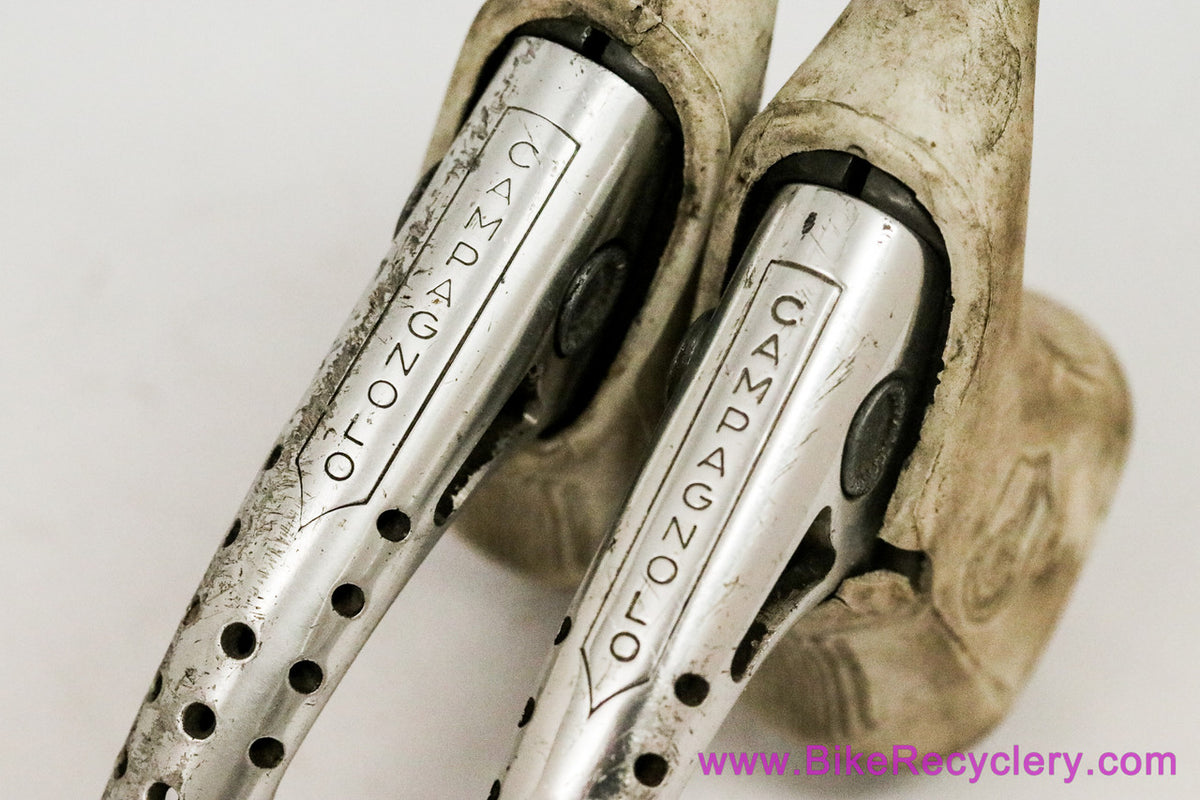 Campagnolo Super Record Brake Levers:  #4062 - White Hoods