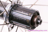 Velocity Aerohead / ZIPP 295/104 Carbon Wheelset: 28/32H - 8sp - Vintage 1990's Road - Carbon Hubs
