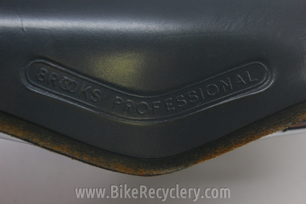 NIB/NOS Brooks Professional Special Saddle: Limited Edition Grey, 1980's