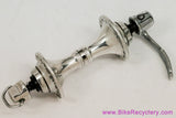 Campagnolo C-Record Front Hub & QR Skewer: 32H (Perfect Bearings, EXC)