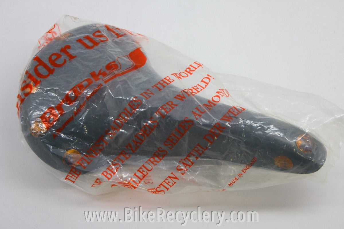 NIB/NOS Brooks Professional Special Saddle: Limited Edition Grey, 1980's