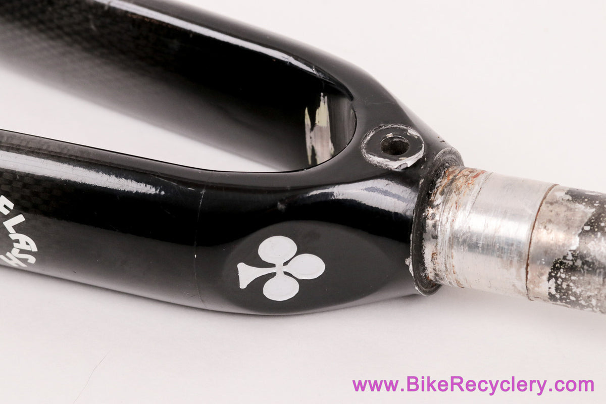 Colnago Flash Carbon Fork: 1" - Black - Vintage 2000's (EXC)