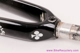 Colnago Flash Carbon Fork: 1" - Black - Vintage 2000's (EXC)