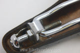 Brooks B17 CAMPAGNOLO MODEL Leather Saddle Narrow Rails Black 1950's 1960's RARE