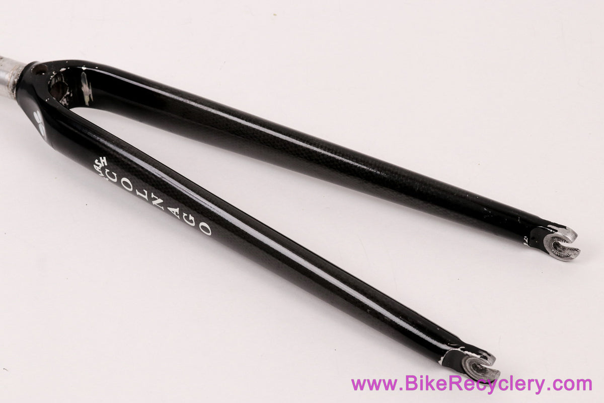 Colnago Flash Carbon Fork: 1" - Black - Vintage 2000's (EXC)
