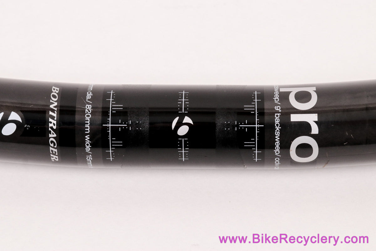 Bontrager Rhythm Pro Carbon Riser Bar: 820mm x 31.8mm - Black (New Take-Off)