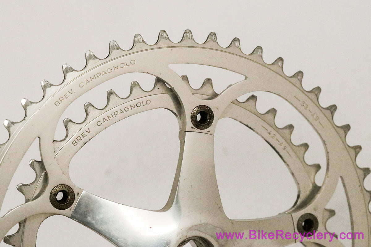 Campagnolo Athena D040 Crankset: 1st Gen 1980's - 172.5mm x 53/42t