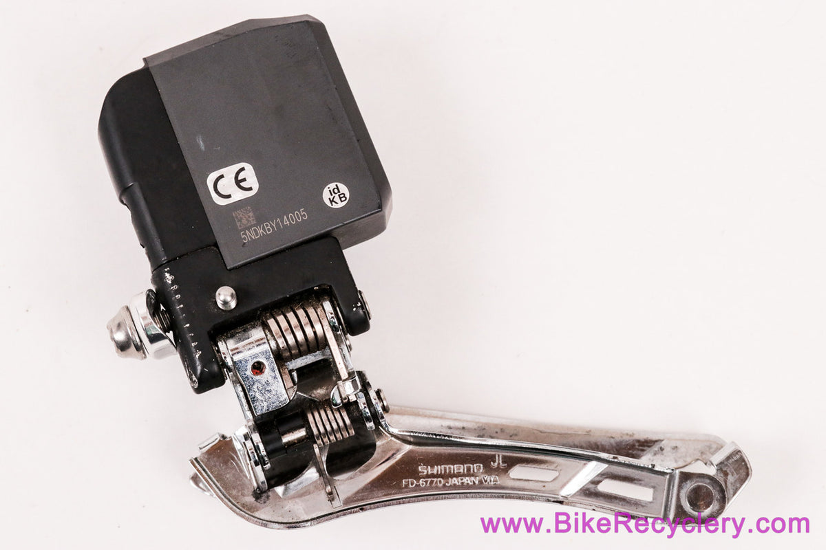 Shimano Ultegra FD-6770 Di2 Front Derailleur: 10 Speed - Braze On (EXC)