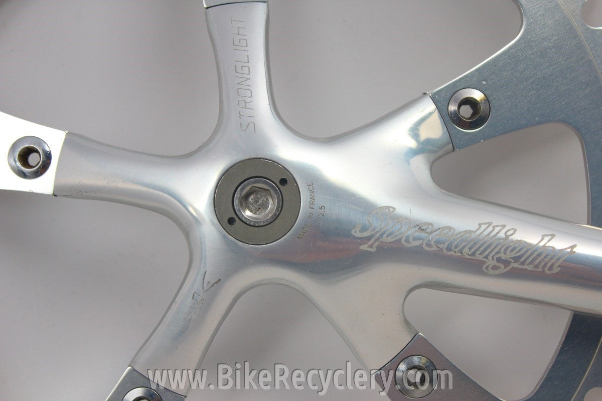 NOS Stronglight Speedlight Track Crankset: 172.5mm, 54t
