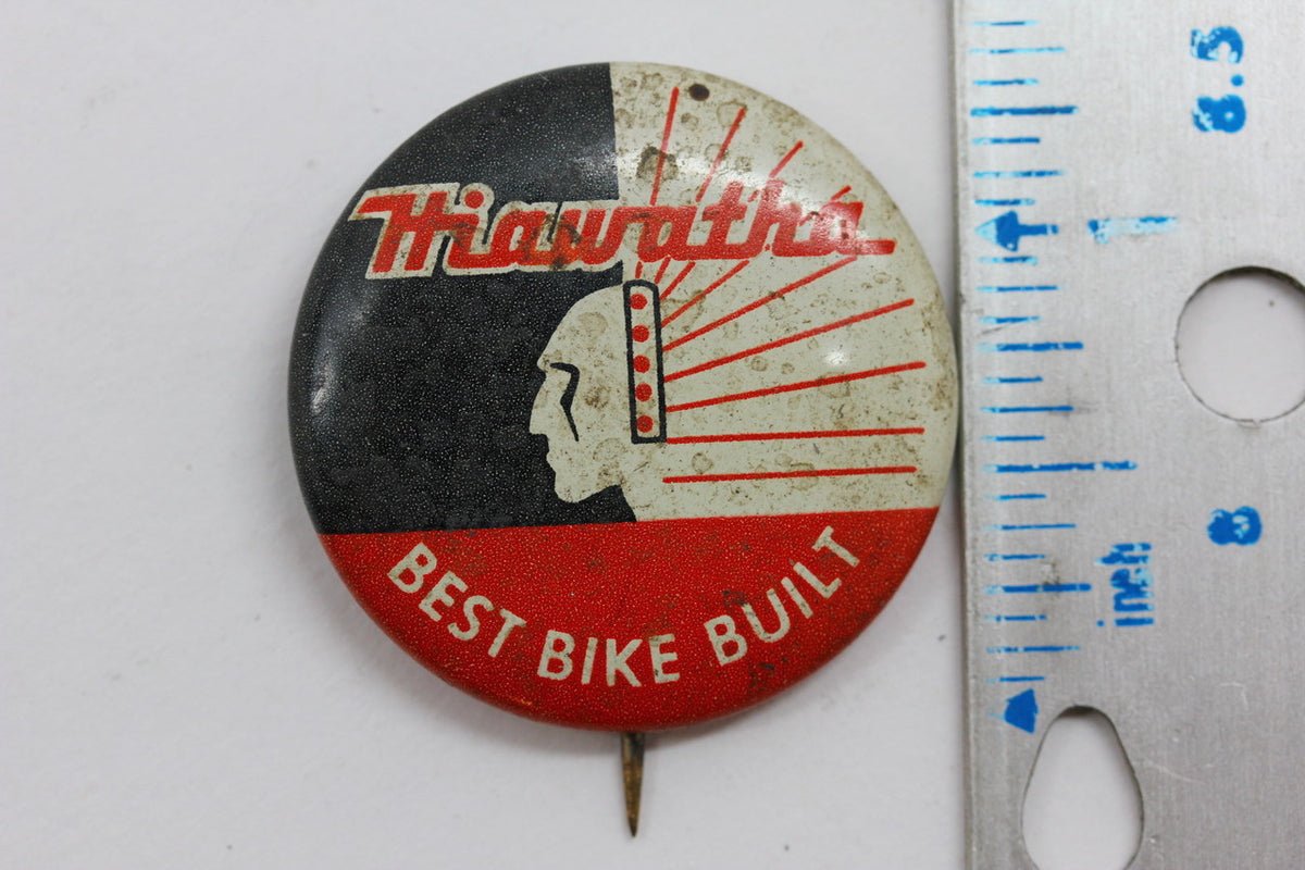 Hiawatha Cycles "Best Bike Built" Pin: Pre-War 1930's 1940's