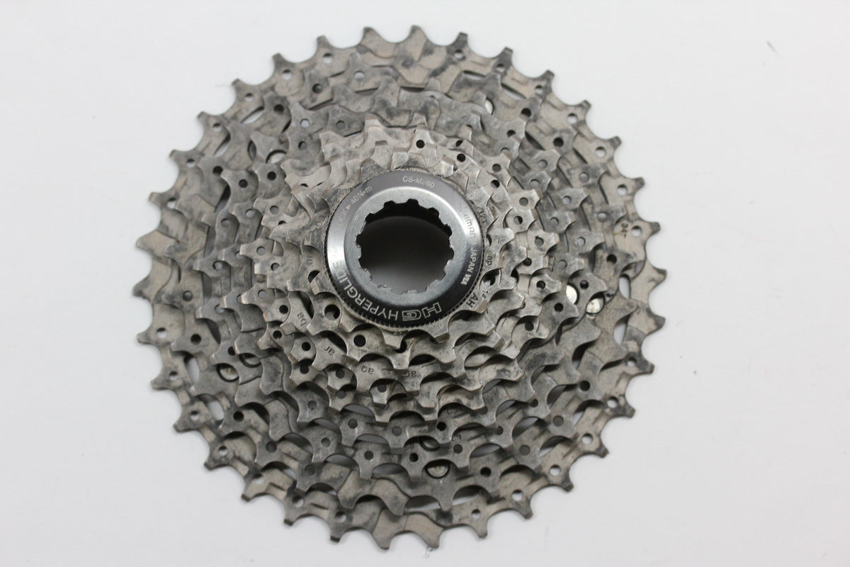 Shimano XTR CS-M960 9 Speed Cassette: 12-34t - Ti & Alloy (near mint)