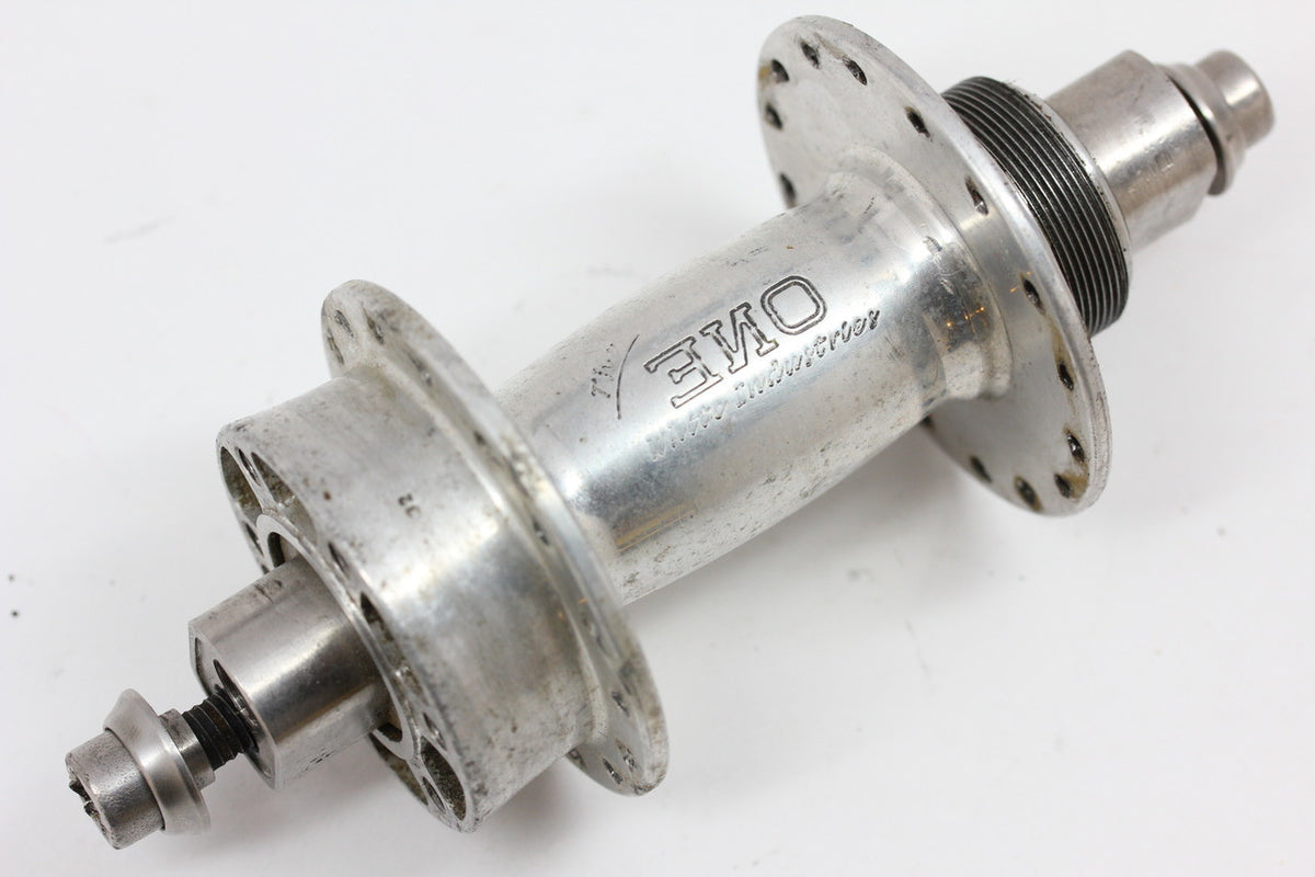 White Industries Eric's Eccentric ENO Rear Hub: 135mm x 32H - Disc - SS Conversion - Silver