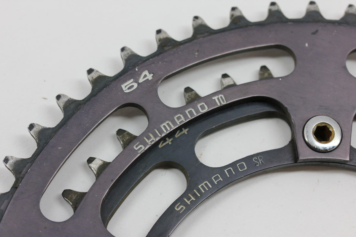 Shimano Dura Ace GA200 / FC-7110 Chainring Set: 54/44t - BLACK (MINT)