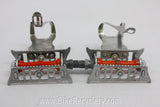 Hobbs of Barbican Lytaloy Pedals & GB Professional Toe Clips: 1940's English, RARE