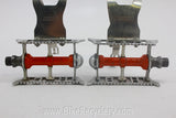 Hobbs of Barbican Lytaloy Pedals & GB Professional Toe Clips: 1940's English, RARE