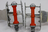 Hobbs of Barbican Lytaloy Pedals & GB Professional Toe Clips: 1940's English, RARE
