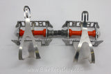 Hobbs of Barbican Lytaloy Pedals & GB Professional Toe Clips: 1940's English, RARE